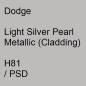 Preview: Dodge, Light Silver Pearl Metallic (Cladding), H81 / PSD.